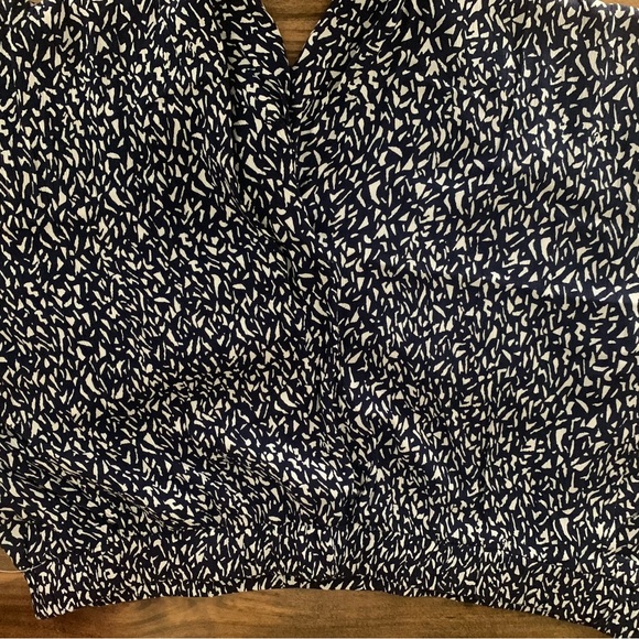 Kim Rogers 1X navy/ivory pants - Picture 3 of 6